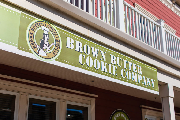 Brown Butter Cookie Company Sign