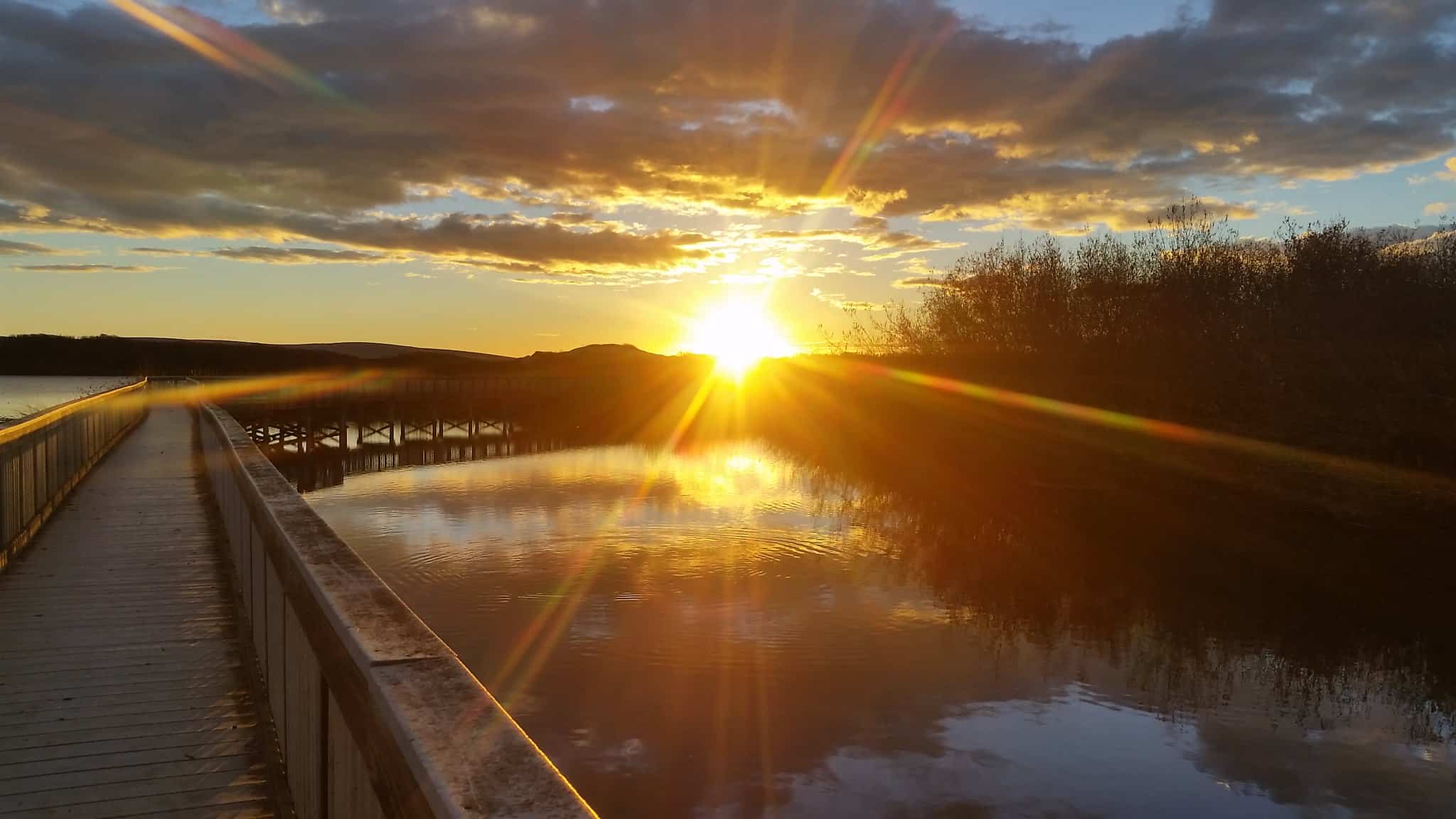 Oso Flaco Lake at Sunset