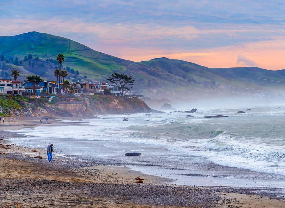 Cayucos beach