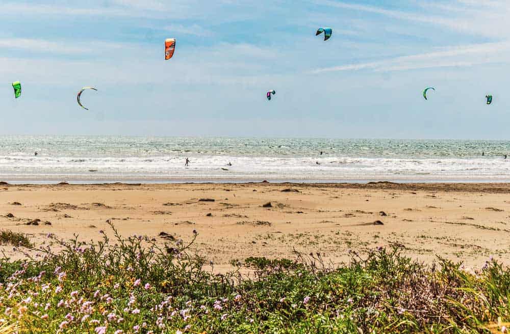 Cayucos wind surfing