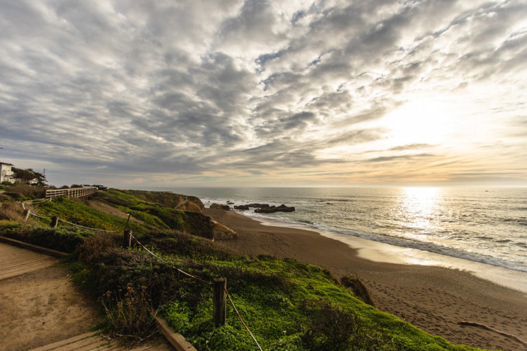 Moonstone Beach in Cambria, CA
