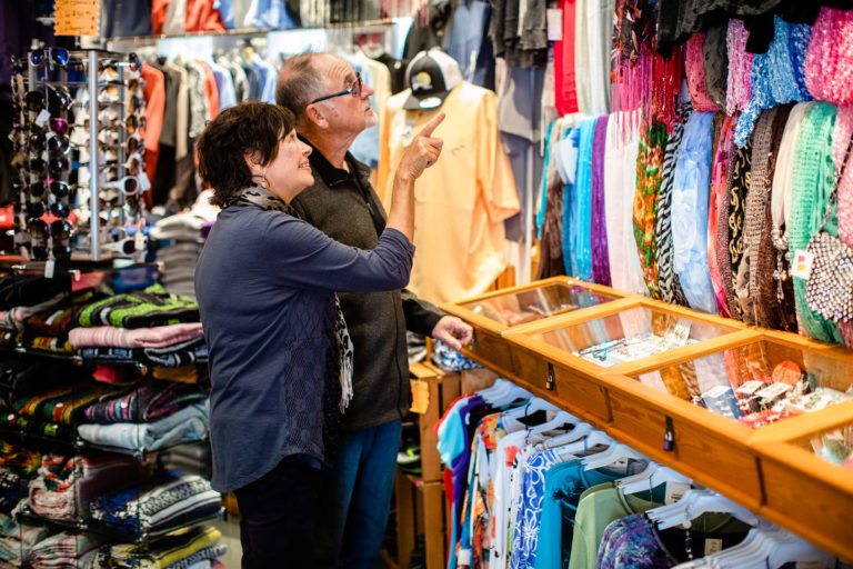 Cambria West Village Couple Shopping