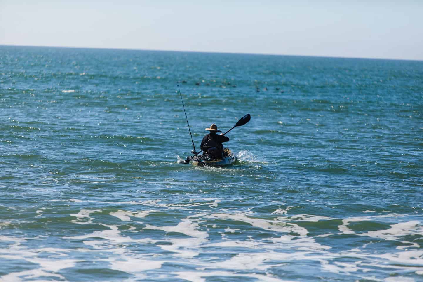 Kayak Fishing Kayak Fishing in Cayucos