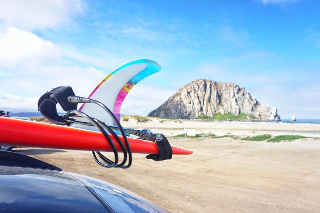 Photo Credit required @fortheloveofview805 Surfboard Morro Rock