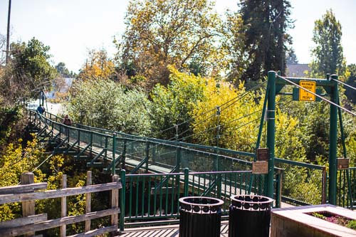 The Swinging Bridge in Arroyo Grande, California