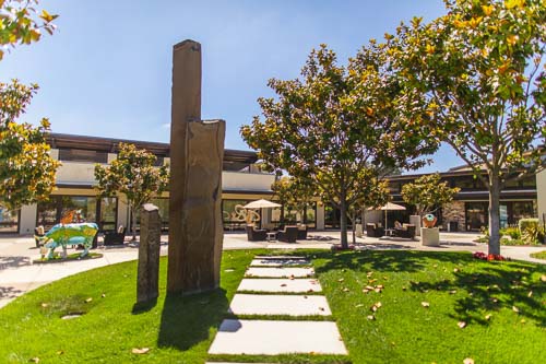 Sculptures outside the Monarch Club at Trilogy in Nipomo, California