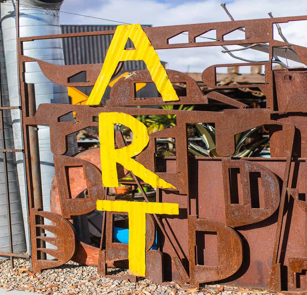 The Place on PCH Art Sign