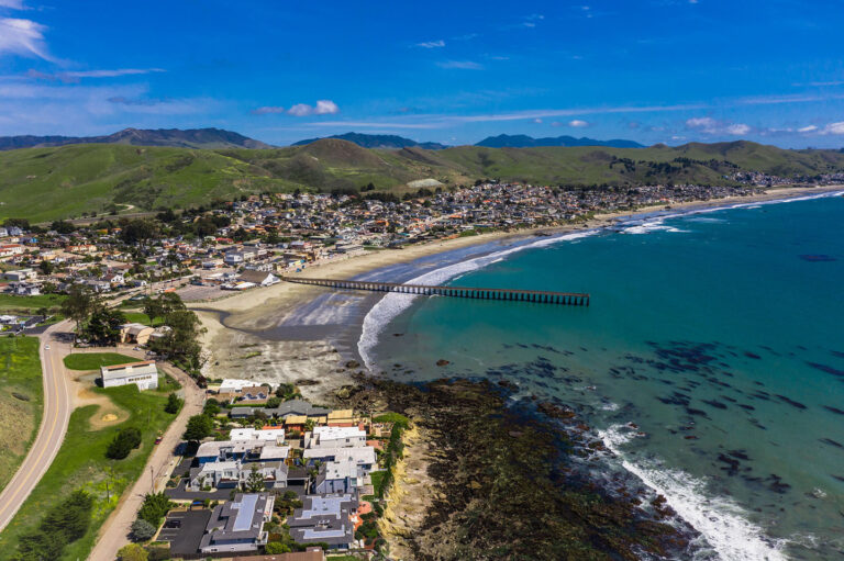 Cayucos Pier Aerial