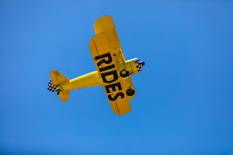Biplane rides Oceano