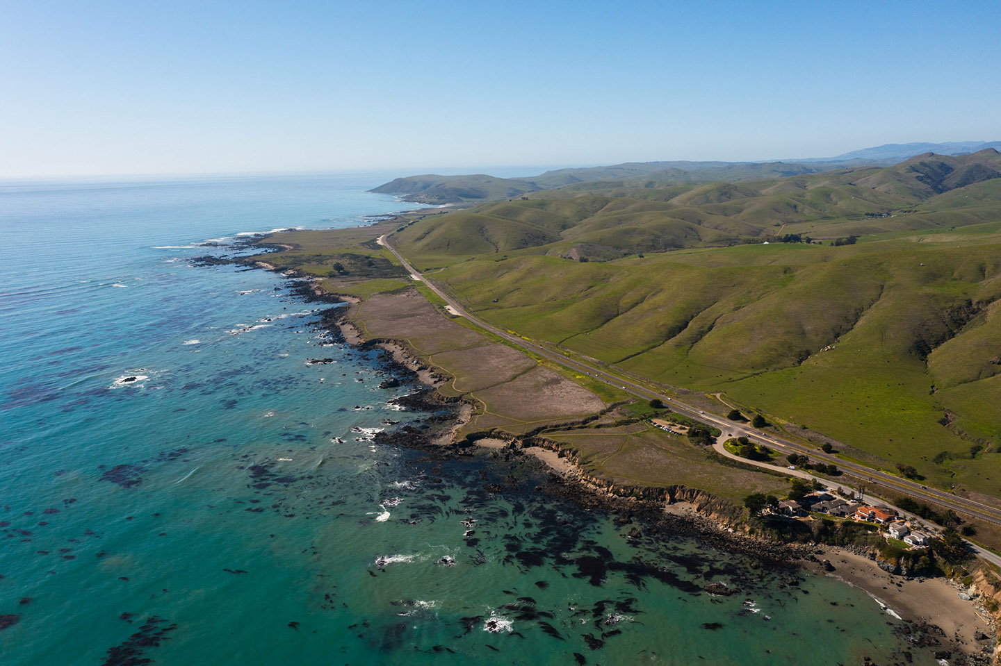 Cayucos Beach Drone