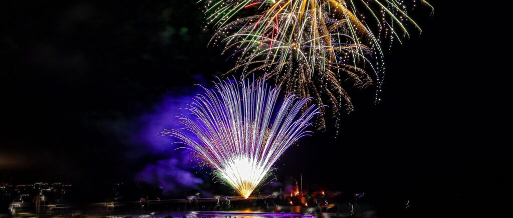 Fireworks Cayucos Pier