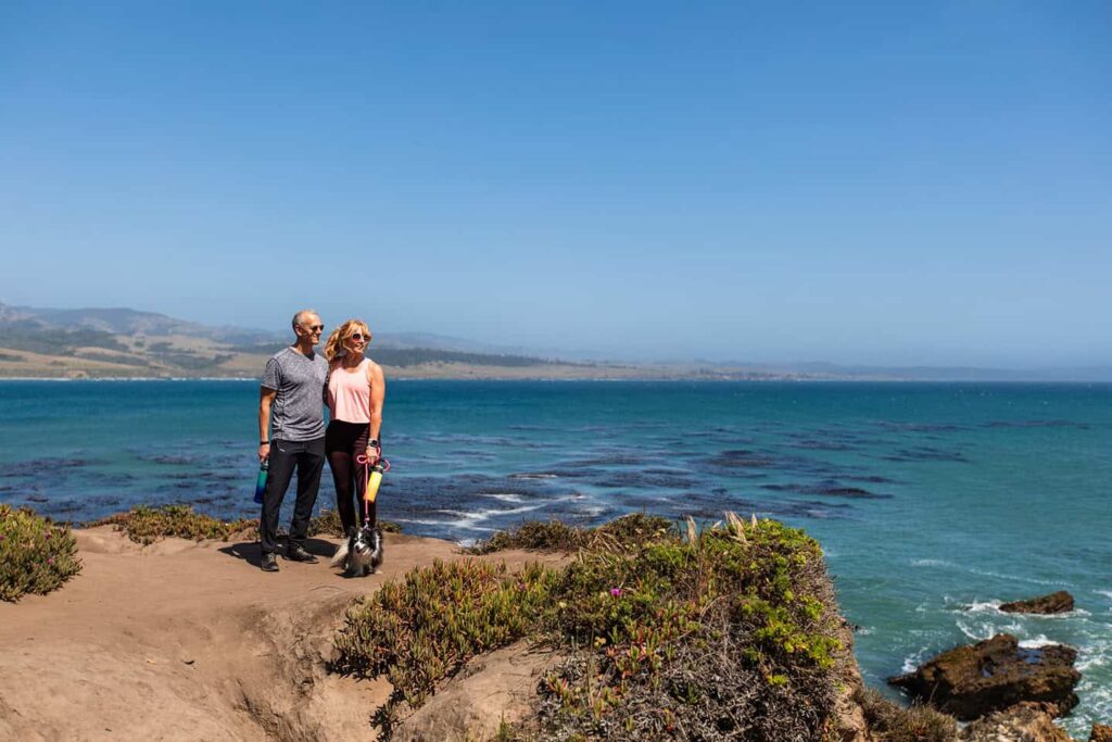 San Simeon Point Trail Couple