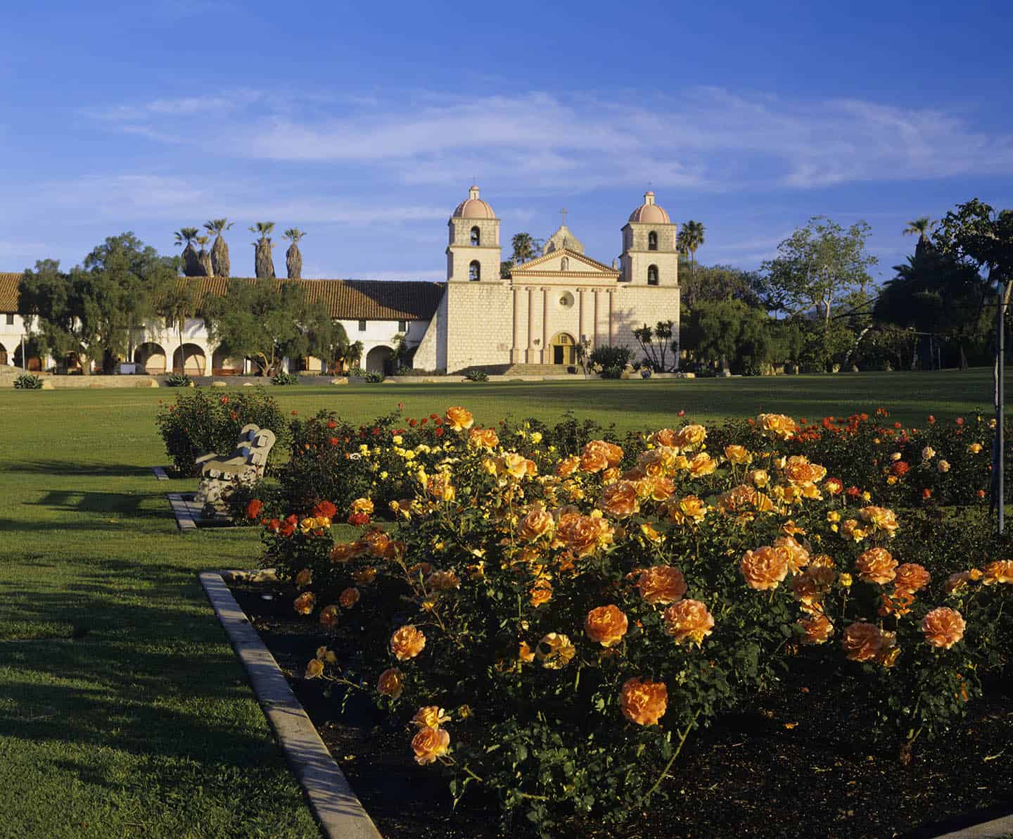 Santa Barbara Mission Rose Garden