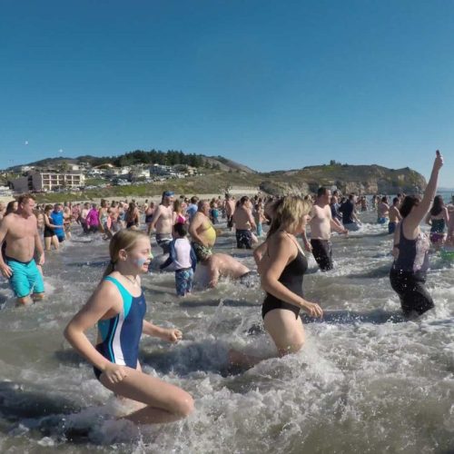 up-close-polarbear-dip Avila Beach Polar Bear Plunge