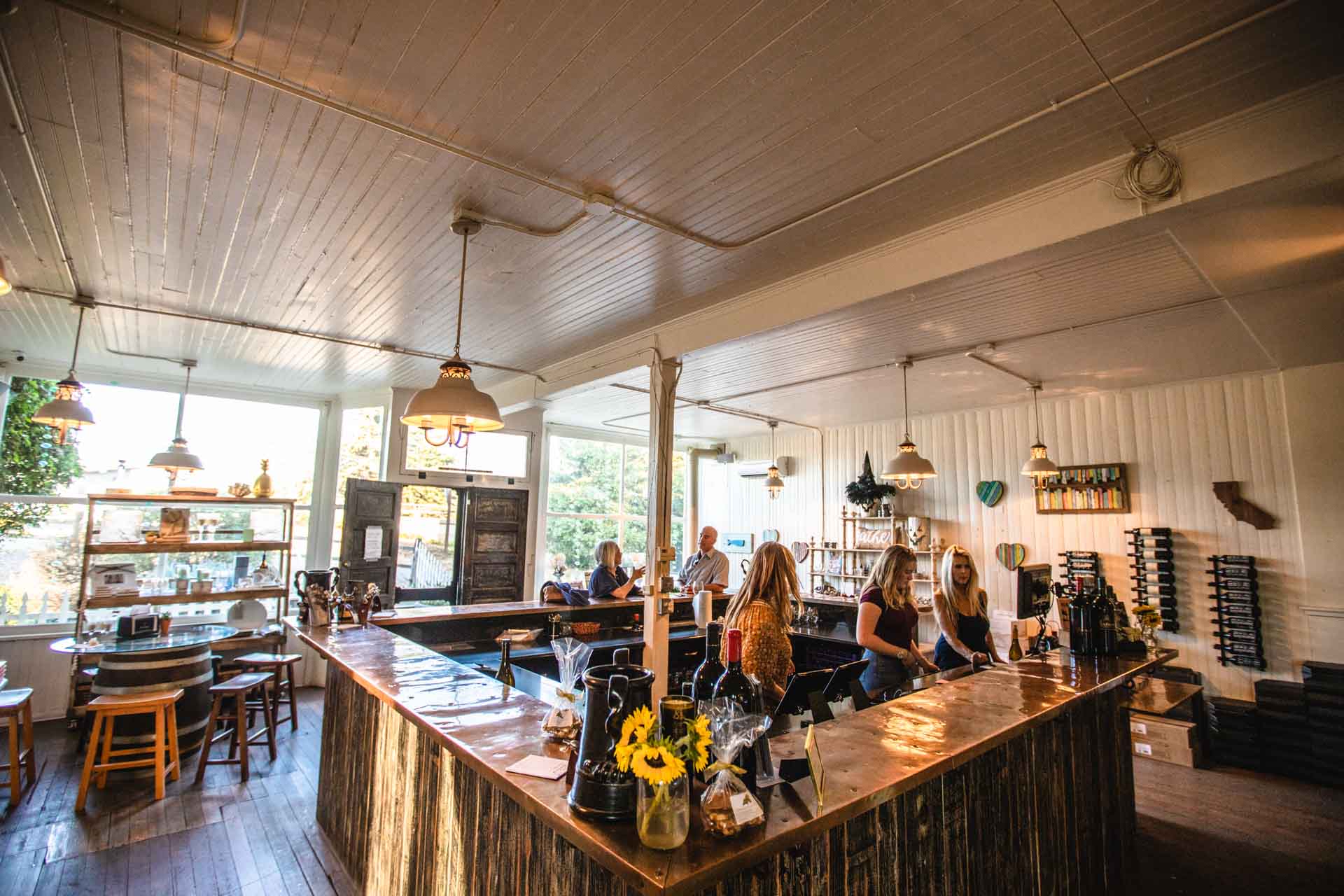 wine tasting at Sextant Wines, Edna Valley
