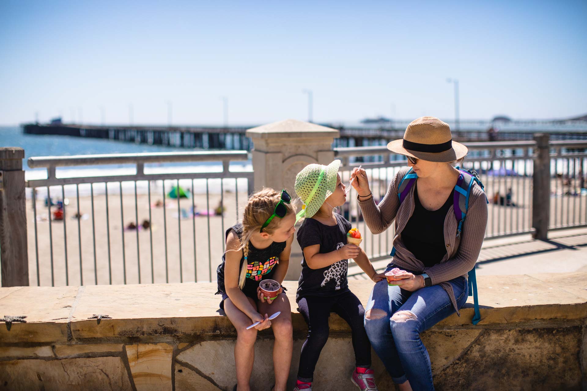 Family at Avila Beach
