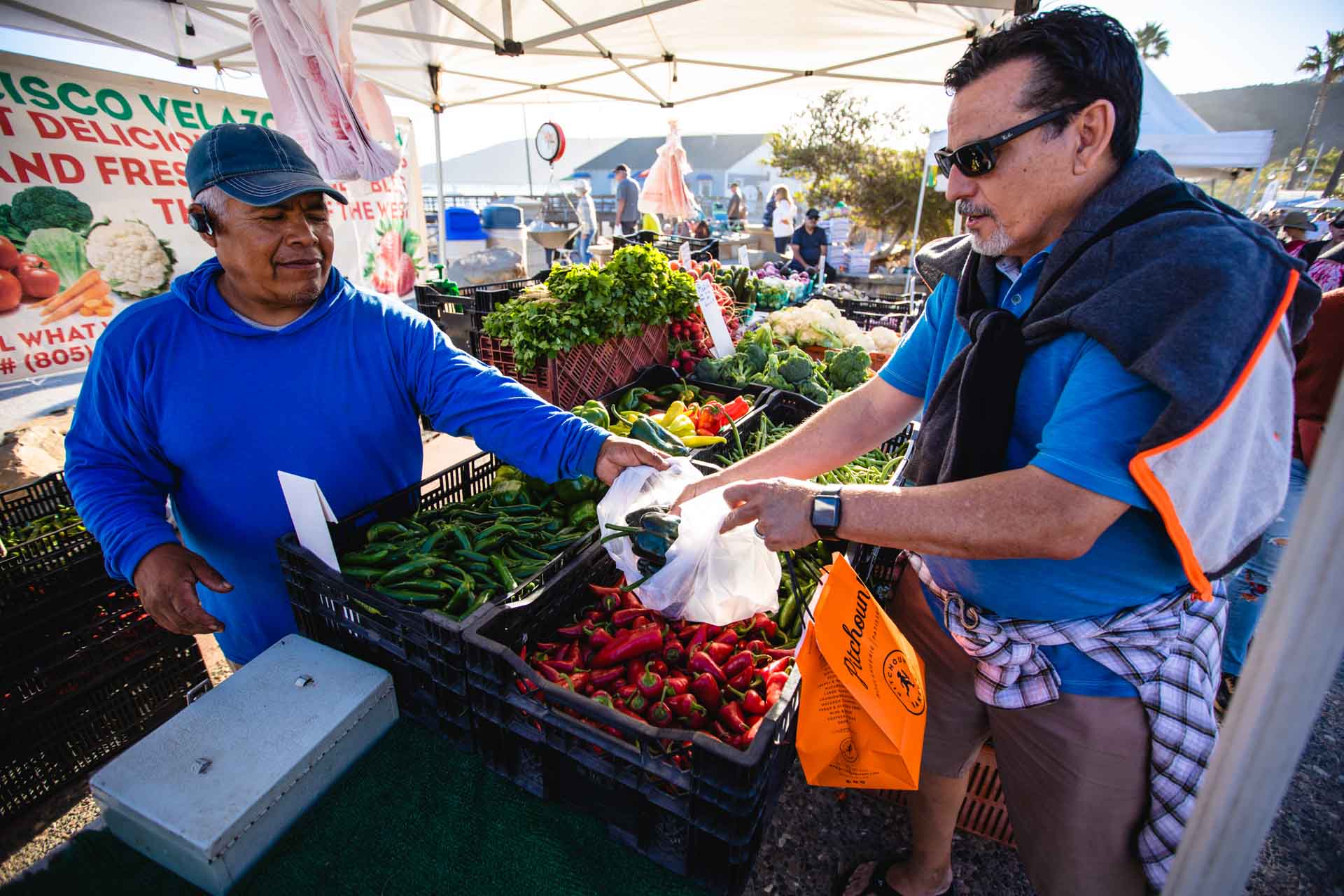 Farmers market, Avila Beach