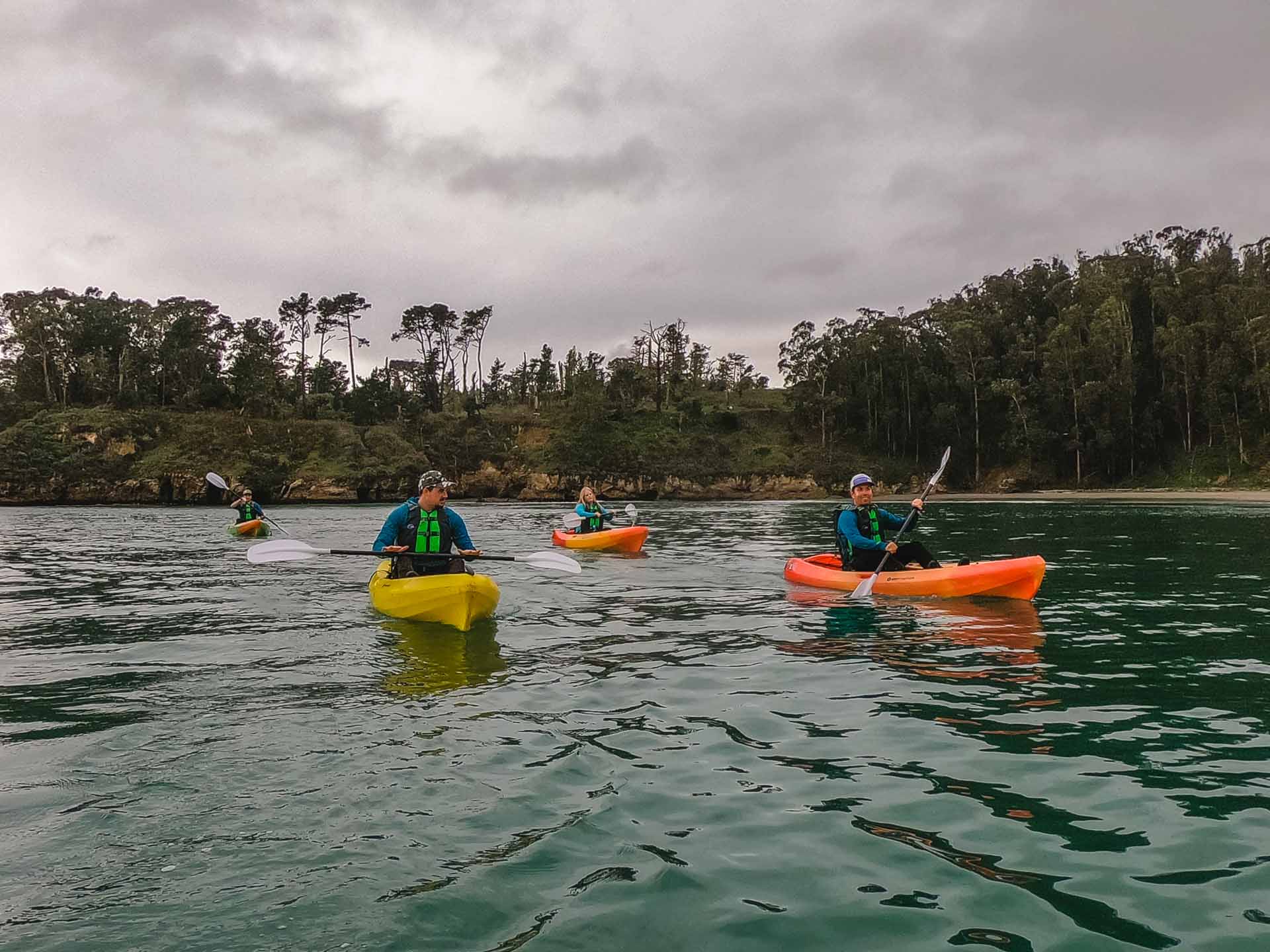 San Simeon kayaking